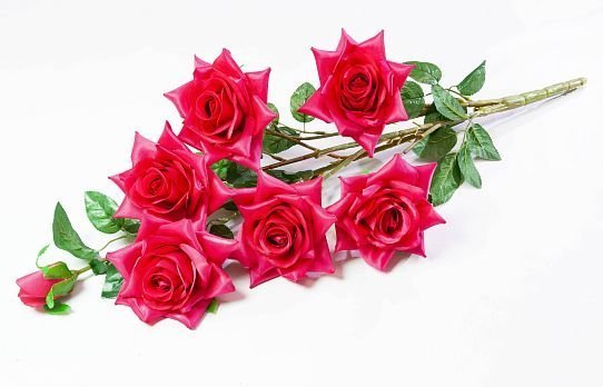 Ветка розы "Дороти" 6цв. от магазина KALINA являющийся официальным дистрибьютором в России 