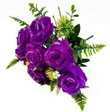 Роза "Флагман" 7 цветков от магазина KALINA являющийся официальным дистрибьютором в России 