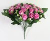 Букет роз с крупным листом 24 цветка