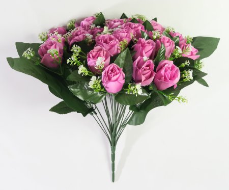 Букет роз с крупным листом 24 цветка