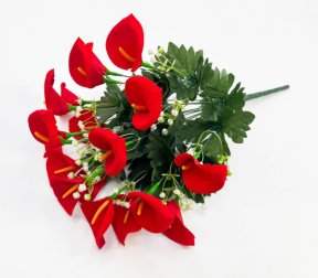 Каллы "Бархатная изюминка" 18 цветков