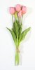 Букет тюльпанов 3+2 светло-розовый