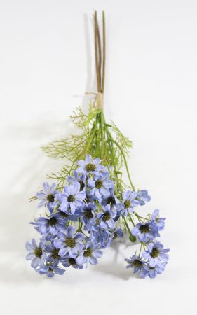 Букет мелкой голубой космеи (3 ветки)