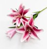 Ветка лилий "Сибирь" розовая