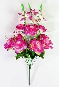 Роза "Яхонт" 9 цветков 12 веток от магазина KALINA являющийся официальным дистрибьютором в России 