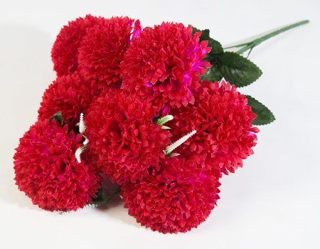 Букет хризантем "Спектакль" 9 цветков