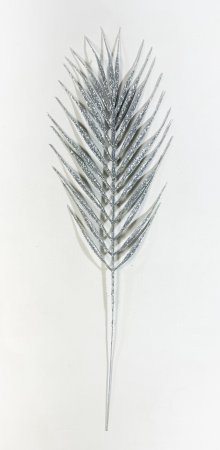 Лист пальмы серебро