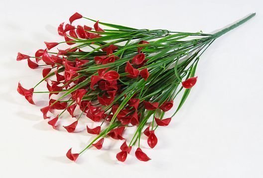 Букет калл разноцветных 117 цветков от магазина KALINA являющийся официальным дистрибьютором в России 