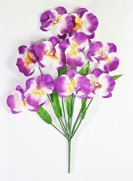 Букет орхидеи 10 веток 10 цветков от магазина KALINA являющийся официальным дистрибьютором в России 