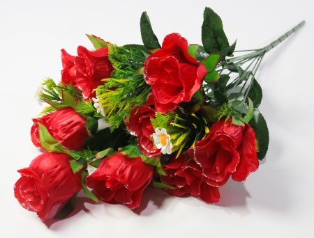 Букет роз "Каскад" 12 веток 9 цветков