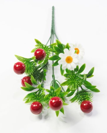 Ягода с ромашкой 5 веток