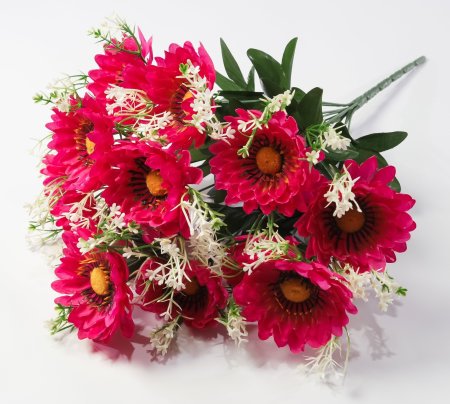 Букет ромашек "Паприка" большой 12 цветков