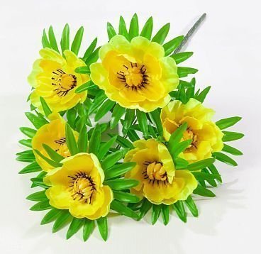 Букет пионов " Марьин корень" 6 цветков от магазина KALINA являющийся официальным дистрибьютором в России 