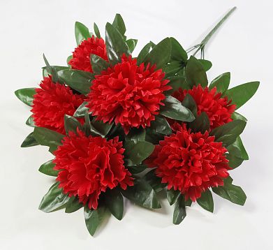 Букет хризантем "Кокарде" 6 цветков от магазина KALINA являющийся официальным дистрибьютором в России 