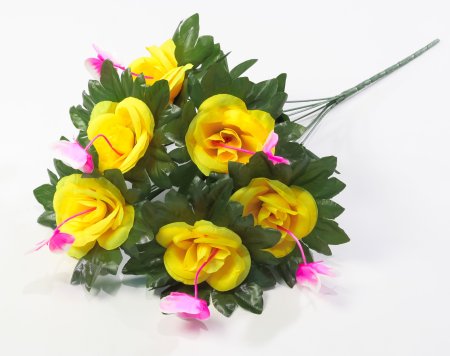 Букет роз с бабочкой 6 цветков