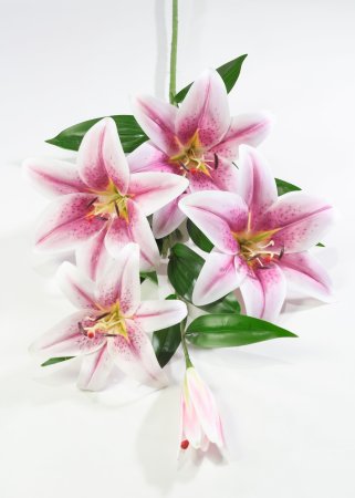Ветка больших лилий из латекса