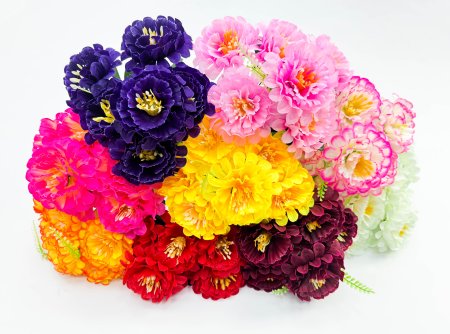 Букет хризантем "Помпон"