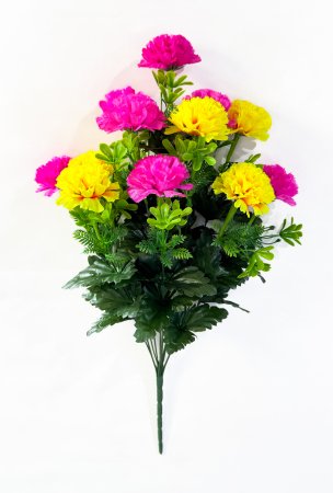 Гвоздика "Карусель" 12 цветков