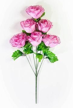 Роза "Резная" 6 цветков от магазина KALINA являющийся официальным дистрибьютором в России 