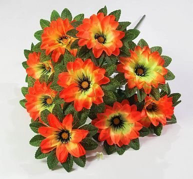 Георгин "Дуэт" 9 цветков  от магазина KALINA являющийся официальным дистрибьютором в России 
