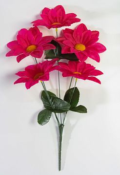 Букет ромашек "Ниагара" 5 цветков от магазина KALINA являющийся официальным дистрибьютором в России 