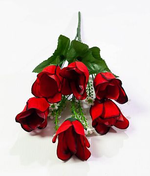 Роза "Тропикана" 6 цветков от магазина KALINA являющийся официальным дистрибьютором в России 