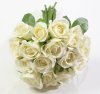 Букет роз "Хелена" молочный 18 цветков