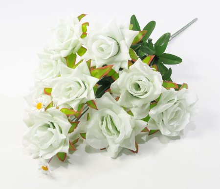 Роза с ромашкой Золушка 9 цветков