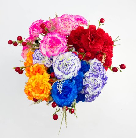 Гвоздика с ягодкой 9 цветков 12 веток