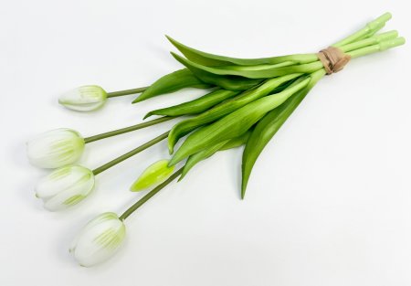 Тюльпаны белые 40 см