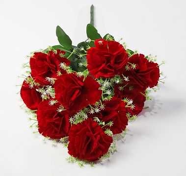 Букет гвоздик "Виктория" 9 цветков от магазина KALINA являющийся официальным дистрибьютором в России 