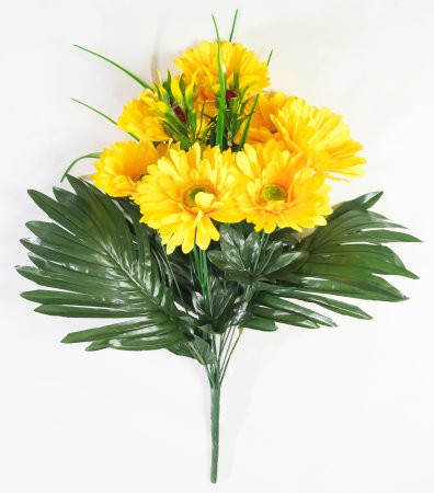 Гербера "Мозайка" 7 цветков 10 веток