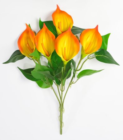 Букет калл из латекса 5 цветков