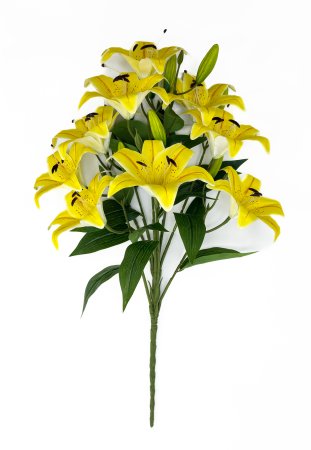 Ветка лилии "Грандиозная" 9 цветков