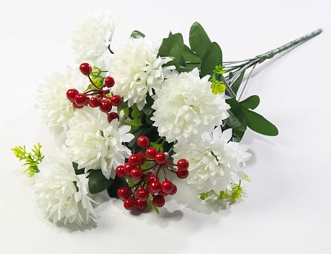 Хризантема "Находка" 9 цветков 12 веток от магазина KALINA являющийся официальным дистрибьютором в России 