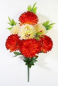 Букет хризантем "Баллада" 7 цветков от магазина KALINA являющийся официальным дистрибьютором в России 