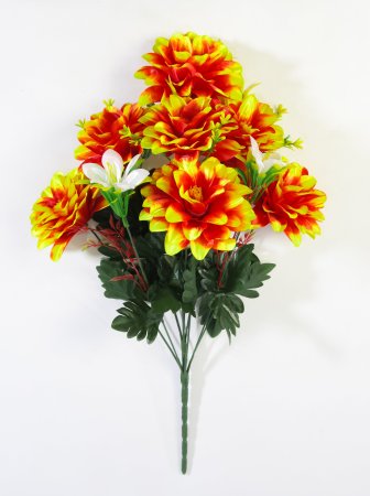 Букет георгин Бамбино 7 цветков