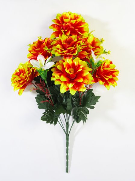 Букет георгин "Бамбино" 7 цветков