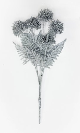 Ветка "Украшение" серебро