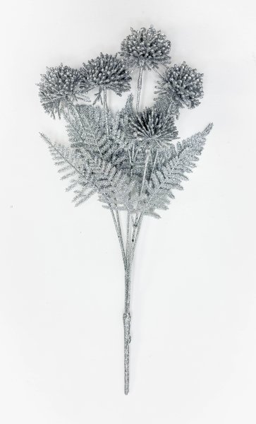 Ветка "Украшение" серебро