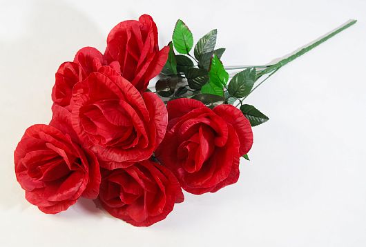 Букет роз "Великан" 6 цветков от магазина KALINA являющийся официальным дистрибьютором в России 