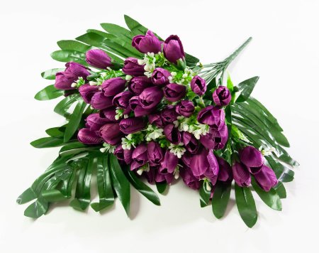 Крокус с листом пальмы 54 цветка