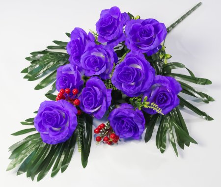 Роза "Можоретта" 10 цветков 12 веток