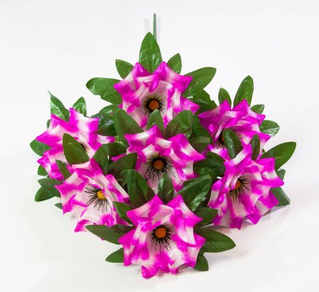 Букет ромашек "Квадро" с блеском 7 веток