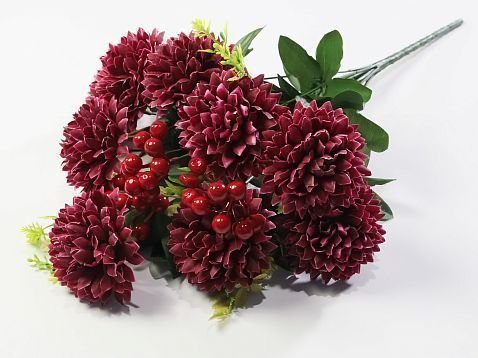 Хризантема "Находка" 9 цветков 12 веток от магазина KALINA являющийся официальным дистрибьютором в России 