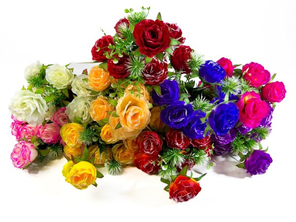 Букет роз "Кураж" 7 цветков