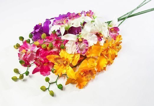Ветка орхидеи "Цимбидиум" от магазина KALINA являющийся официальным дистрибьютором в России 