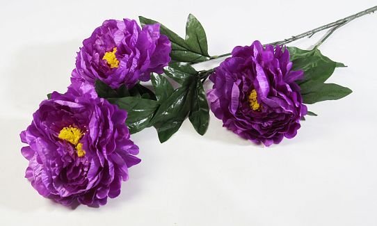Ветка пиона 3 цветка от магазина KALINA являющийся официальным дистрибьютором в России 