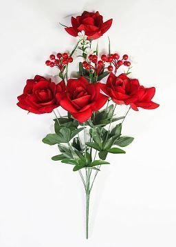 Букет роз "Жемчужина" 6 цветков от магазина KALINA являющийся официальным дистрибьютором в России 