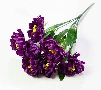 Хризантема "Ция" 7 цветков от магазина KALINA являющийся официальным дистрибьютором в России 